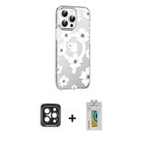 Marsilyan™- İphone 15 Pro Max Kılıf Yörünge Işık Prime - Siyah Polymer Nano Ekran Koruyucu + Pvd Metal Kamera Lens - Sh