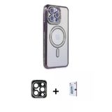 Marsilyan™- İphone 15 Pro Max Kılıf Zirve Doku Prime - Siyah Bilvis 0.18Mm Plus Cam Ekran Koruyucu + Pvd Metal Kamera Le