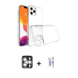 Marsilyan™- İphone 15 Pro Max Kılıf Zirve Doku - Siyah Bilvis 0.18Mm Plus Cam Ekran Koruyucu + Pvd Metal Kamera Lens - G