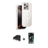 Marsilyan™- İphone 15 Pro Max Kılıf Zirve Klasik Prime - Siyah 360 Mat Full Body Arka Koruyucu + Raze Metal Kamera Lens
