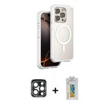 Marsilyan™- İphone 15 Pro Max Kılıf Zirve Klasik Prime - Siyah Polymer Nano Ekran Koruyucu + Pvd Metal Kamera Lens - Lt