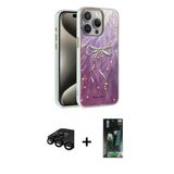 Marsilyan™- İphone 15 Pro Max Kılıf Zirve Modern Prime - Siyah 360 Mat Full Body Arka Koruyucu + Raze Metal Kamera Lens