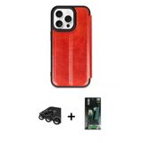 Marsilyan™- İphone 15 Pro Max Kılıf Zirve Yansıma Serisi - Şeffaf 360 Full Body Arka Koruyucu + Raze Metal Kamera Lens -
