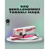 Marsilyan Isı Koruyucu ve Sabitleyici Özellikli Profesyonel Saç Maşası - Renkli - 1