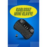 Marsilyan Işıklı Kablosuz Mini Klavye ve Dokunmatik Mouse Seti Türkçe Kablosuz - 1 - 001-Renkli