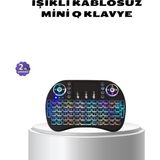 Marsilyan Işıklı Q Klavye – Entegre Touchpad, Ergonomik Tasarım ve Türkçe Karakter Desteği