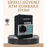 Marsilyan Işıklı Sesli Şifreli Atm Görünümlü Kasa Kumbara - 1