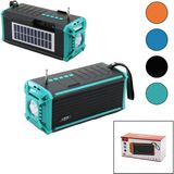 Marsilyan J-Ipok P-520 Hasuba HS-293 Fenerli Solar Panelli - USB Şarjlı Bluetooth Fm Radyo Mp3 USB - Tf Player 8W (4887) - Renkli