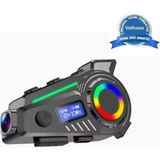 Marsilyan K19 Kameralı Motosiklet Kask Bluetooth Kulaklık Su Geçirmez Intercom Radyolu Hafıza Kartlı - Renkli