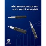 Marsilyan Kablolu Hoparlör ve Kulaklıklar Için Bluetooth Adaptör | Mini Boy, Klipsli, Taşınabilir