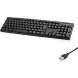 Marsilyan Kablolu Standart Klavye Q Siyah HDX2603