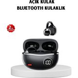 Marsilyan Kablosuz Açık Kulak Kulaklık Bluetooth 5.4 Type-C Hızlı Şarj 30 Saat - Renkli - 1