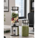 Marsilyan Kablosuz Cam Blender Yüksek Güçlü Smoothie Meyve Sebze Blenderı