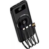 Marsilyan Kablosuz Çoklu Şarj Girişli 10.000 Mah Kablolu Powerbank Taşınabilir - Renkli - standart