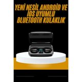 Marsilyan Kablosuz Dijital Göstergeli Çağrı Cevaplayabilen Tws 5.0 Bluetooth Kulaklık - 1