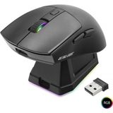 Marsilyan Kablosuz Gaming Rgb Mouse Şarj Standlı - Siyah MF1215B - Çok Renkli