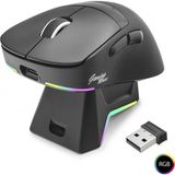 Marsilyan Kablosuz Gaming Rgb Mouse Şarj Standlı - Siyah MF1216B - Çok Renkli