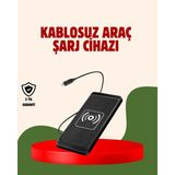 Marsilyan Kablosuz Manyetik Araç Şarj Pedi – Hızlı, Güvenli, Isınma Korumalı Tasarım - 1 - Renkli