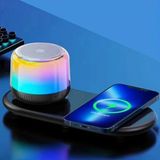 Marsilyan Kablosuz Şarj Standlı Bluetooth Hoparlör - 1 - Renkli