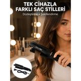 Marsilyan Kadın Saç Düzleştirici Seyahat Dostu 5 Kademeli Isı Kontrolü Yeni Nesil - 1