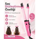 Marsilyan™- Kadınlar Için Saç Düzleştirme ve Dalga Yapma Özellikli 2 Fonksiyonlu Maşa
