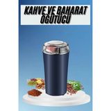 Marsilyan Kahve ve Baharat Öğütücü Kolay Temizlenebilir Paslanmaz Çelik Taşınabilir