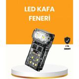 Marsilyan Kamp ve Outdoor Için LED Far 10 Saat Pil Sensörlü Manyetik - Renkli - standart