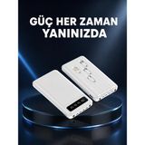 Marsilyan Kamp ve Seyahat Için 20.000MAH LED Işıklı Hızlı Şarj Powerbank Yeni Nesil - Çok Renkli