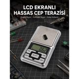 Marsilyan Kapaklı Dijital Cep Terazisi Hassasiyet 300 gr Yeni Nesil - Renkli - standart