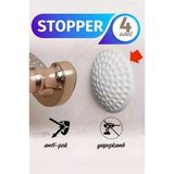 Marsilyan Kapı Stopperi Golf Topu Model Kapı Çarpma Önleyici 4 Adet 721172 - standart - Renkli