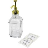 Marsilyan Kare Cam Şişe Şeffaf Damlatmaz Yağdanlık 500ML Pompa Musluk Ayrık Model Başlı - Renkli - 1