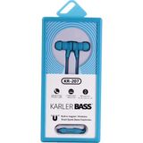 Marsilyan Karler Bass KR-207 Mıknatıslı Kablolu Kulaklık - Mavi