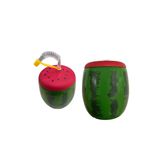 MARSİLYAN- Karpuz Tasarımlı Pipetli Suluk 900 ML