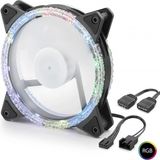 Marsilyan Kasa Fanı Kristal Rgb 12 cm - Siyah ND2662 - Renkli - standart
