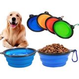 Marsilyan Katlanabilir Kedi Köpek Mama-Su Kabı - Renkli - 1