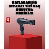 Marsilyan Katlanabilir Saç Kurutma Makinesi Seyahat Tipi Taşınabilir Tasarım - Renkli