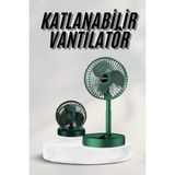 Marsilyan Katlanabilir Teleskopik Şarjlı Fan Masaüstü Soğutucu Vantilatör - Renkli