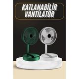 Marsilyan Katlanabilir USB Şarjlı Masaüstü Soğutucu Mini Fan Telefon Tutucu - Renkli