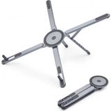 Marsilyan Katlanir Manyetik 360 Derece Döner Masaüstü Tablet ve Laptop Standi Metal - Gümüş ND8032 - Renkli - 1