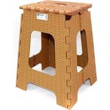 Marsilyan Katlanır Rattan Tabure Büyük - 000-Siyah