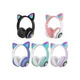 Marsilyan Kedi Figürlü Bluetooth Kulaklık - Çok Renkli - 1 - 1 GB