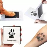 Marsilyan- Kedi Köpek Pati Izi Fotoğraf Çerçevesi Seti - Renkli - standart