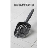 Marsilyan Kedi Kumu Eleme Küreği, Çevre Dostu Malzeme ve Ergonomik Tasarımla Temizlik Için Uygun - Renkli - 1