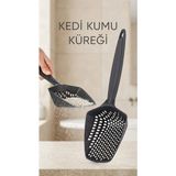 Marsilyan Kedi Kumu Eleme Küreği Geniş Dişli Yapısıyla Tüy ve Kum Ayırımı Sağlar Evcil Hayvanlar I� - Renkli - 1