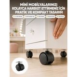 Marsilyan Kilitsiz 4 cm Mobilya Ayağı Tek Adet Pratik ve Dayanıklı - MCT4437-1741 - Çok Renkli