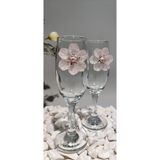 Marsilyan Kirlinova® Pembe Çiçek 2 Li Meşrubat Bardağı - 1 - Renkli