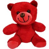 Marsilyan Kırmızı Peluş Oyuncak Ayıcık - 1 - Çok Renkli