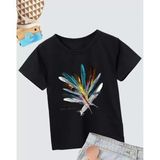 Marsilyan Kız Çocuk Baskılı T-Shirt- Siyah - 9 - 11 Yaş