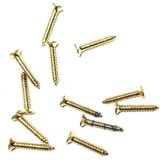 Marsilyan Klips, Menteşe, Ayak, Ağaç, Sunta Vidası 2,2X13 mm - Sarı 100 Adet