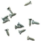 Marsilyan Klips, Menteşe, Ayak, Ağaç, Sunta Vidası 2,2x7,5mm - Nikel 100 Adet